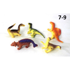 Динозавр ассорти резиновый