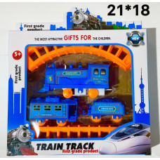 Железная дорога "Electric train" на батарейках, в коробке 877-51