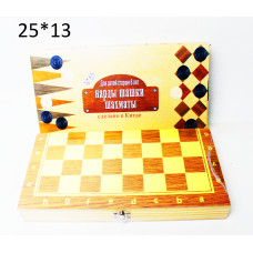 Игра 3 в 1 "Шахматы, нарды, шашки" 00-3181