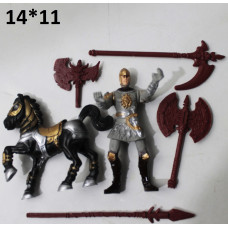 Набор рыцарь с лошадью в пакете 808В1