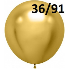 Шар (36''/91 см) Золото, хром, 1 шт. 636130
