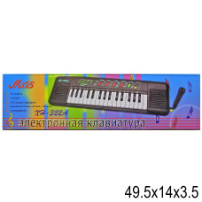 Пианино 322A в коробке(32 клавиши,2 голоса,с микрофоном)